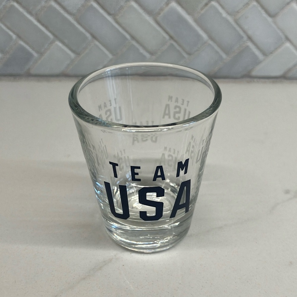 Team USA Clear Shot Glass